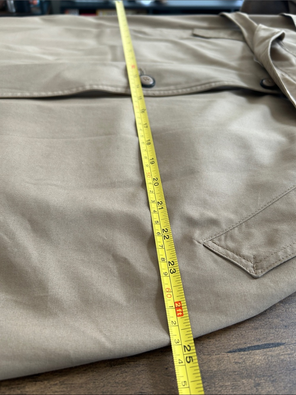 Women’s Size 10 Vintage London Fog Beige/Tan Classic Trench Coat with Belt - Picture 12 of 16